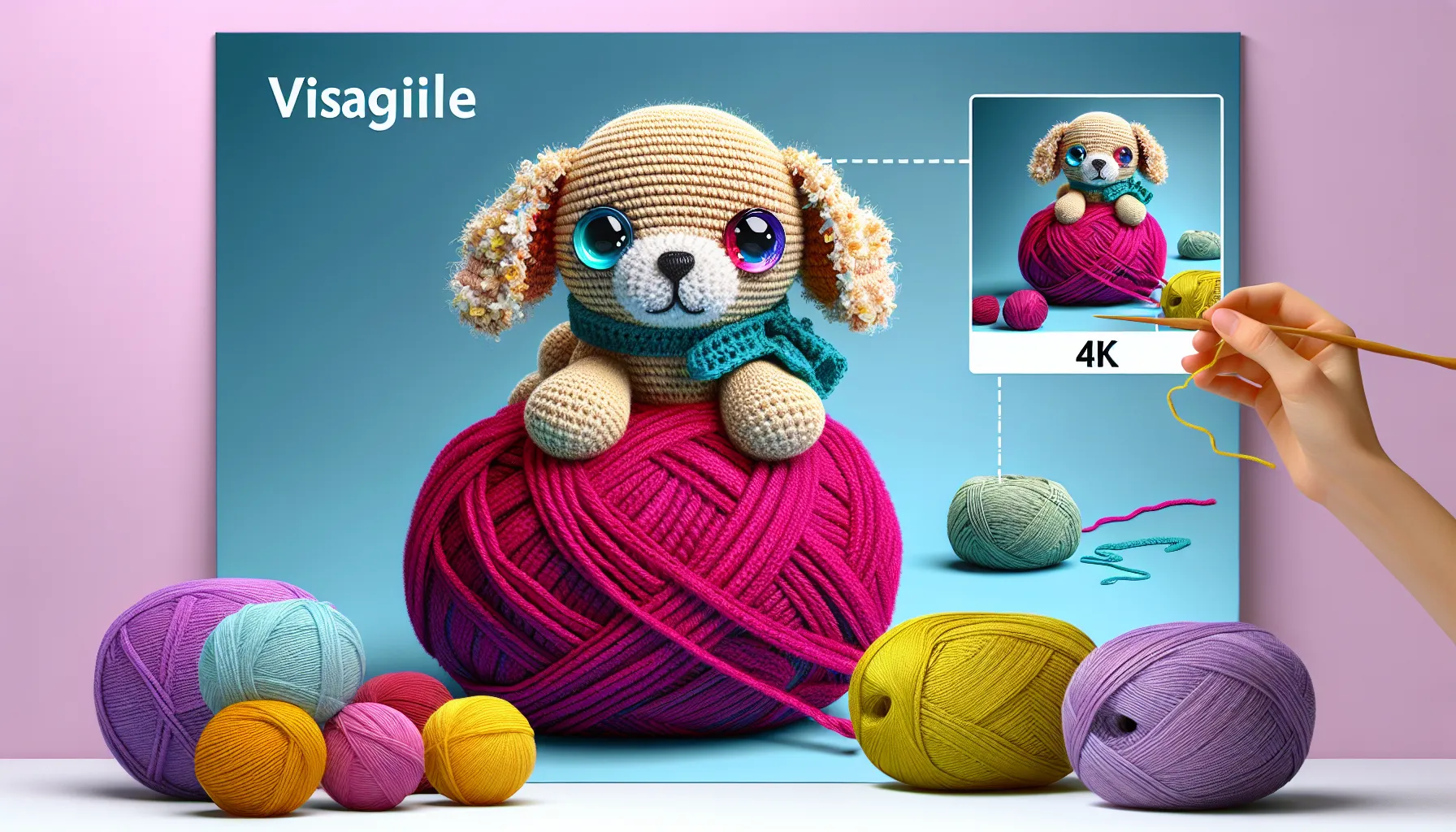 Passo a passo para fazer um cachorrinho de crochê:

Materiais necessários:
- Linha de crochê na cor desejada
- Agulha de crochê
- Enchimento de fibra sintética
- Olhos de segurança (opcional)
- Agulha de tapeçaria
- Tesoura

Instruções:

1. Comece fazendo um anel mágico com a linha de croch