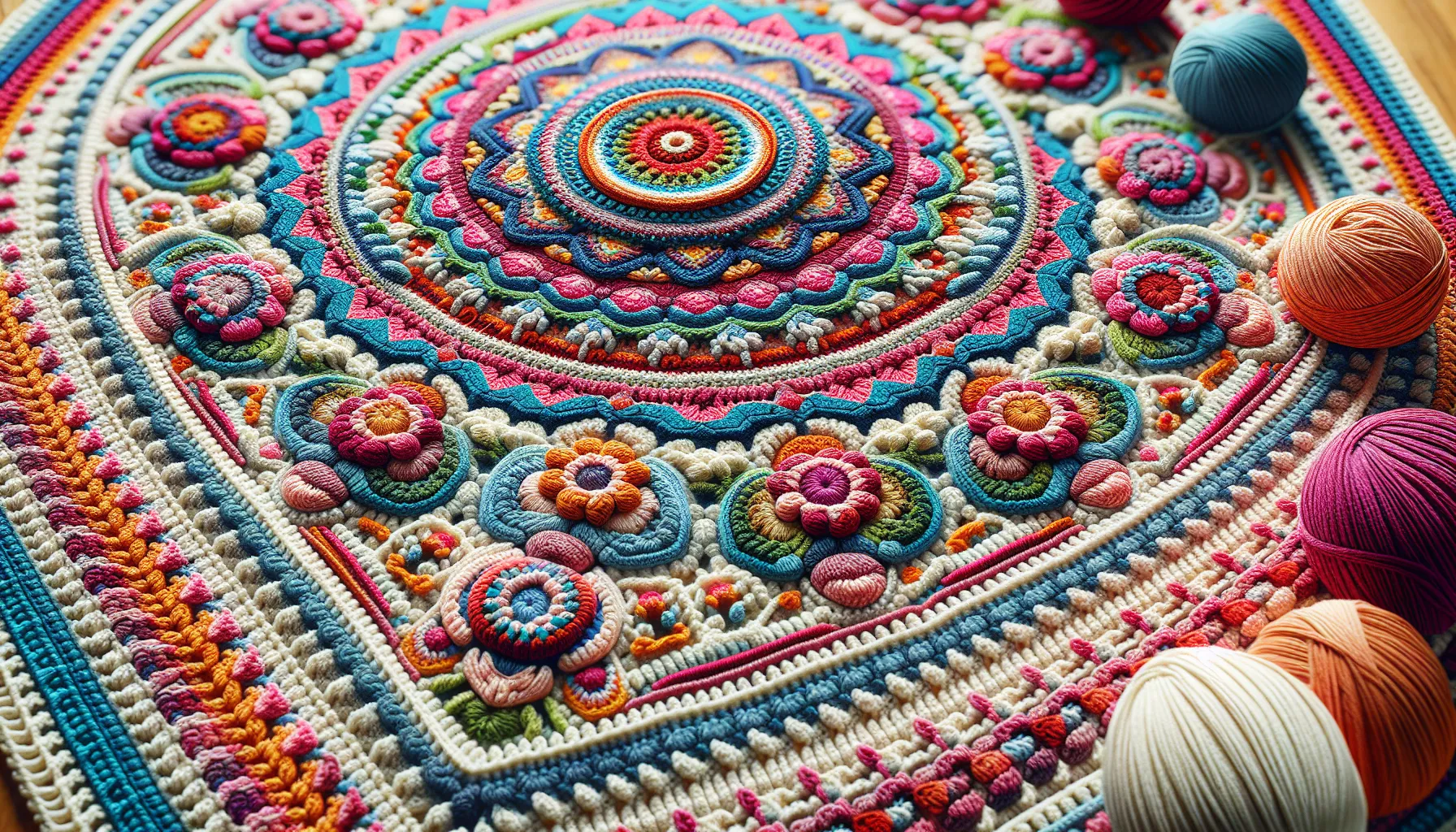 Um gráfico de tapete em crochê é uma representação visual do padrão ou design que será seguido para criar o tapete. Ele mostra as diferentes etapas e pontos utilizados, permitindo que os crocheteiros sigam o gráfico para reproduzir o tapete.