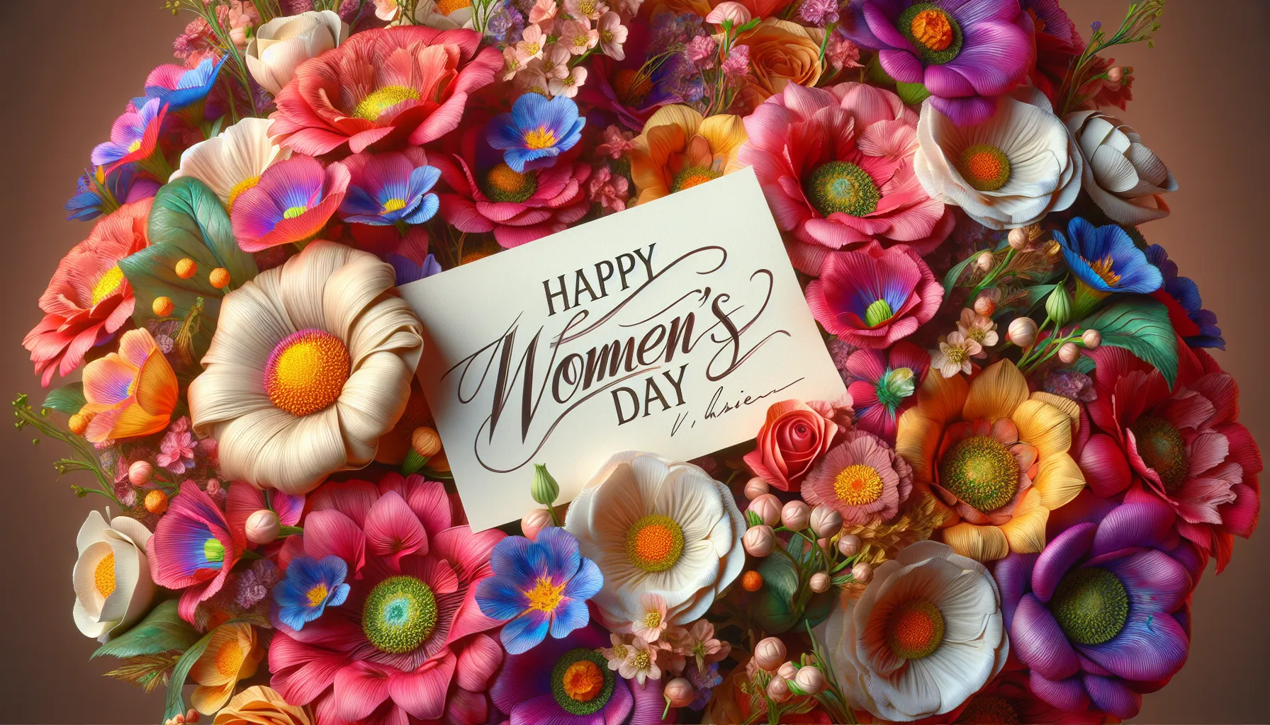 No Dia das Mulheres, é comum presentear as mulheres com uma lembrança especial.
