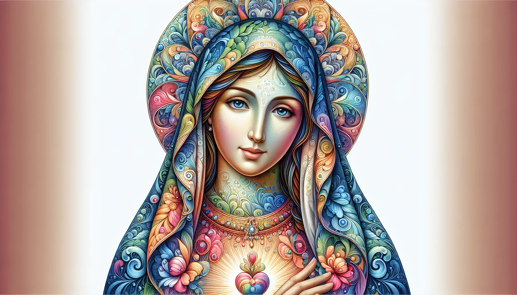 Nossa Senhora é um título dado à Virgem Maria, mãe de Jesus Cristo. Um gráfico de Nossa Senhora pode se referir a uma representação visual ou imagem da Virgem Maria, seja em forma de pintura, escultura ou qualquer outro meio artístico. Essas representações são comuns na religião católica e são veneradas pelos fiéis como uma forma de devoção e adoração a Maria.