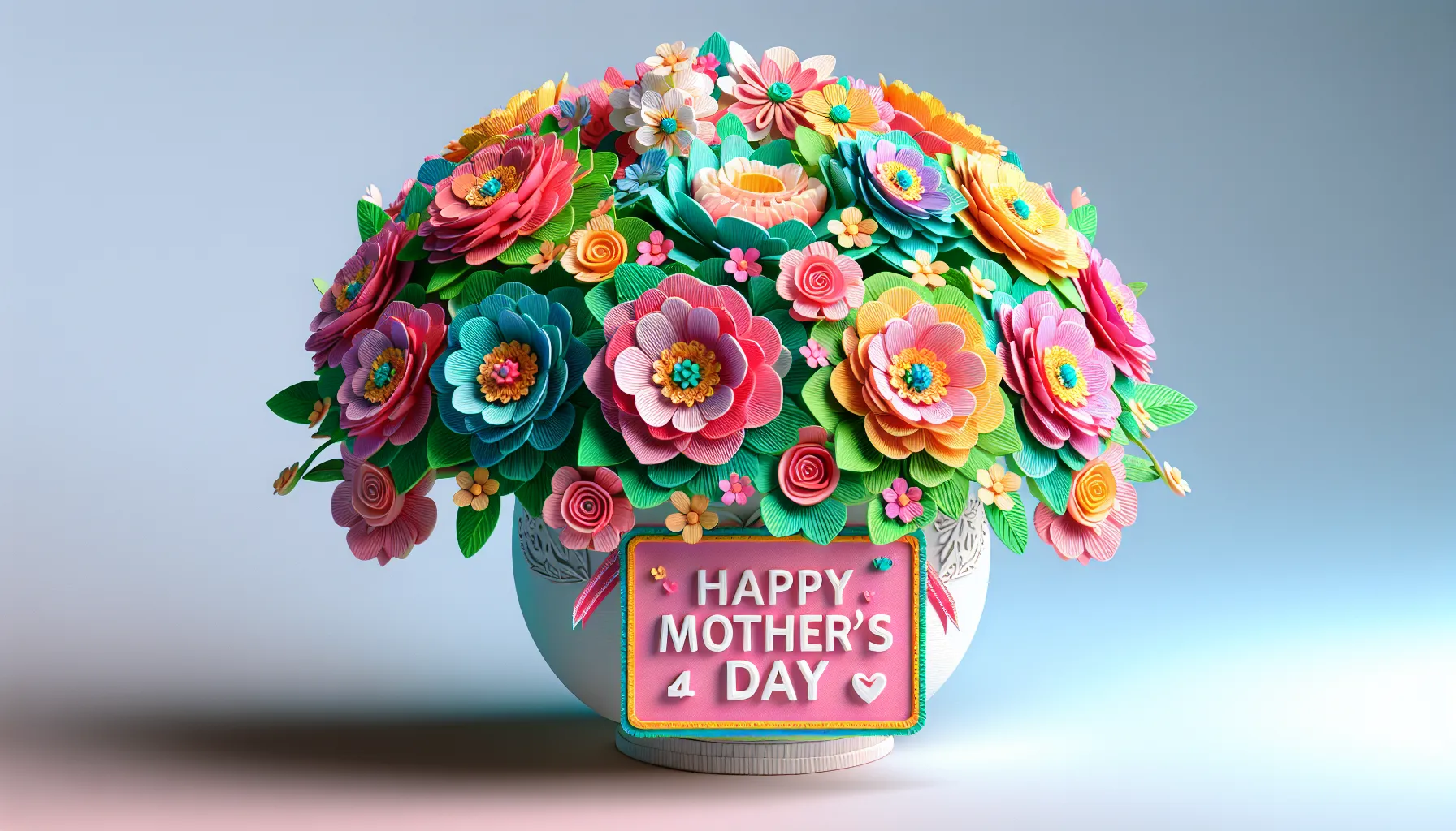 Lembrancinha de Dia das Mães feita de EVA